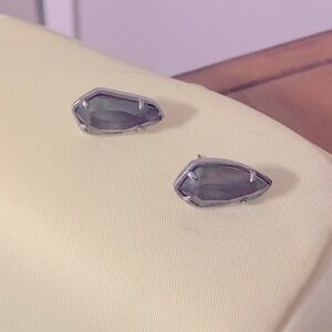 Kendra Scott abalone stud earrings